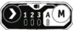 Flex IW 1/2" 1500 18-EC - Använda knappen „M“: - 8