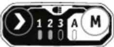 Flex IW 1/2" 1500 18-EC - Använda knappen „M“: - 2