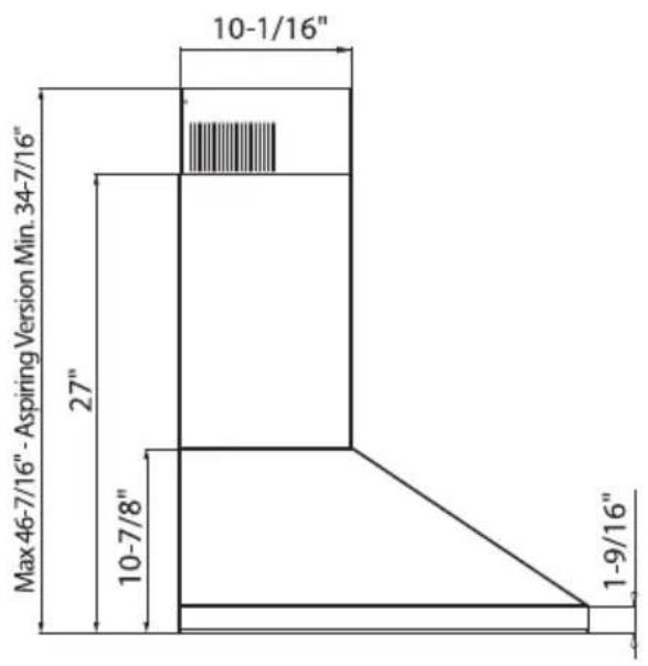 XO XOV48SC - DIMENSIONS - 2