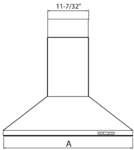 XO XOV48SC - DIMENSIONS - 1