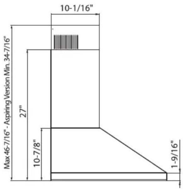XO XOV48SC - DIMENSIONS - 2