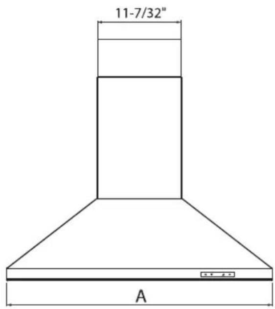 XO XOV48SC - DIMENSIONS - 1