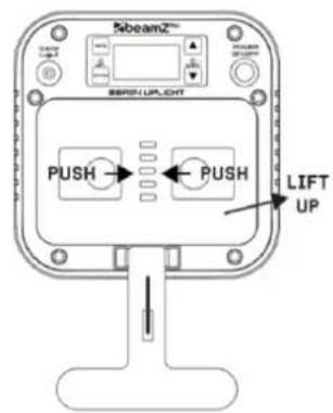BeamZ BBP59 - ENLEVER LA BATTERIE - 2
