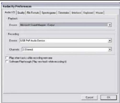 Audizio Fremont - VERWENDUNG VON AUDACITY - 1