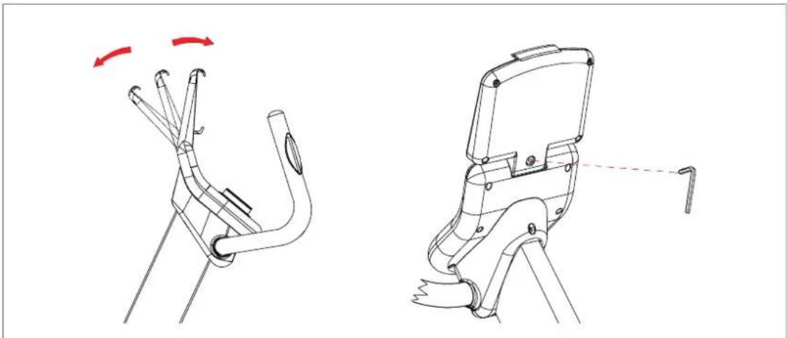 Skandika Carbon P26-S - AJUSTER LE SUPPORT DE LA TABLETTE - 1