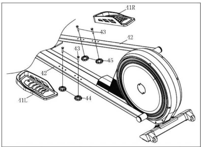 Skandika Carbon P20-R - ADJUSTING THE SWING RODS - 1