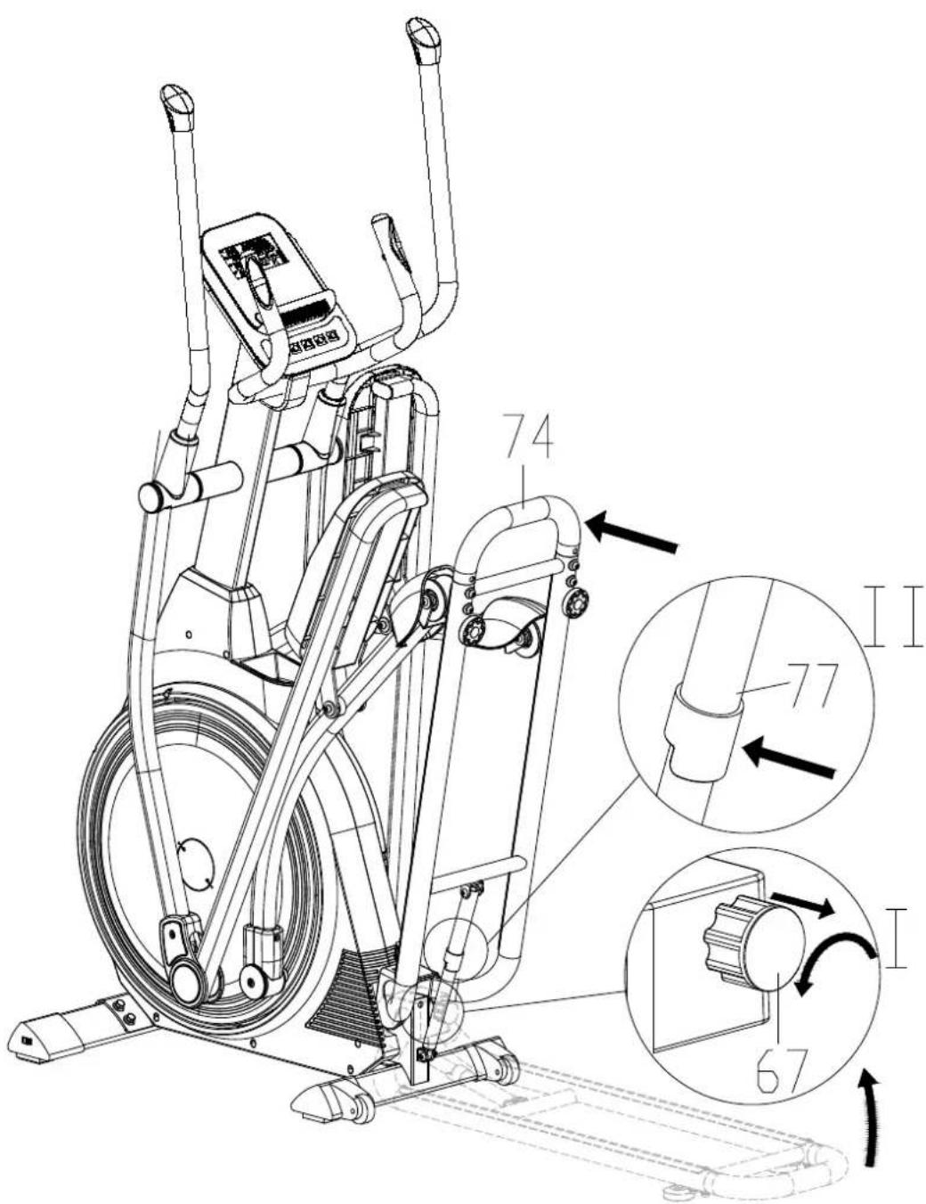 Skandika Carbon P23 - FOLDING THE DEVICE - 1