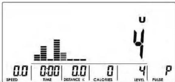 Skandika Cardiocross Carbon Pro II - User program mode - 1