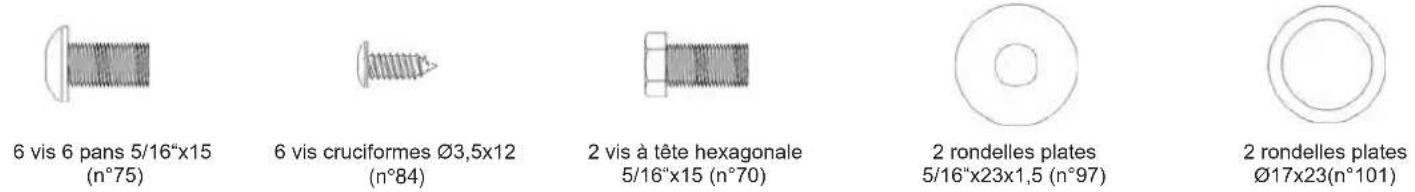 Skandika Cardiocross Carbon Pro II - Liste de vérification des éléments de montage - 2