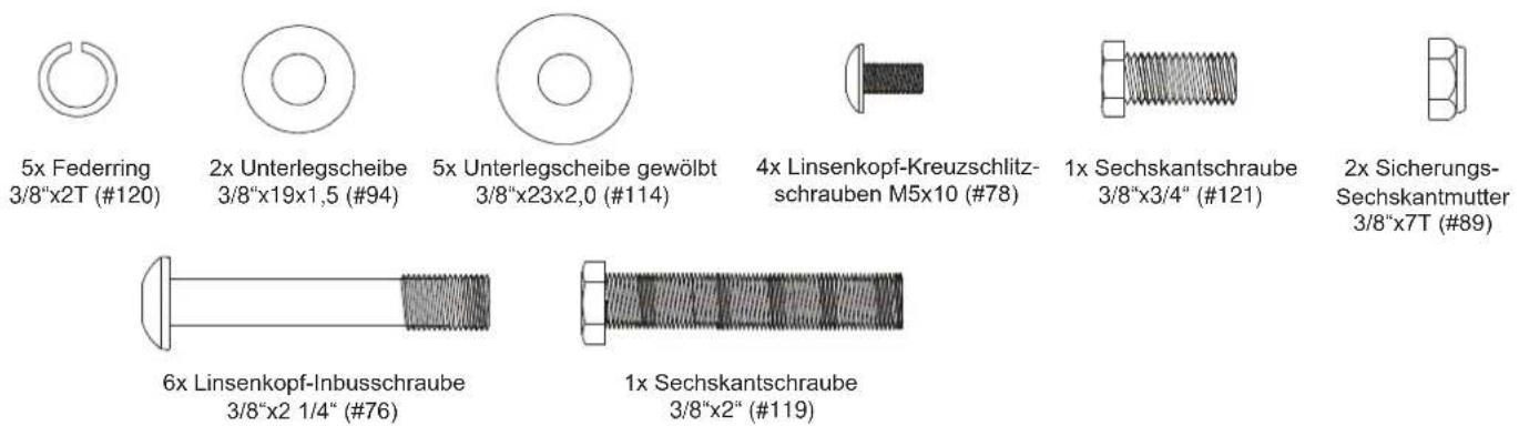 Skandika Cardiocross Carbon Pro II - Montagezubehör Checkliste - 1