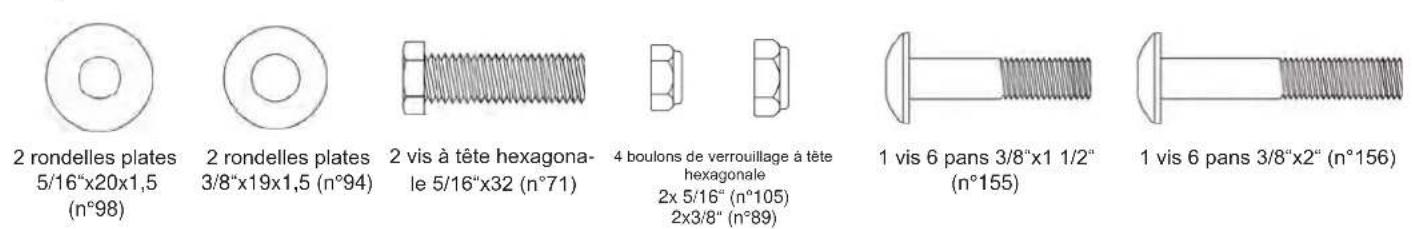 Skandika Cardiocross Carbon Pro II - Liste de vérification des éléments de montage - 3