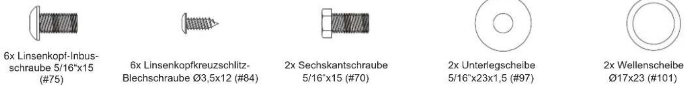 Skandika Cardiocross Carbon Pro II - Montagezubehör Checkliste - 2