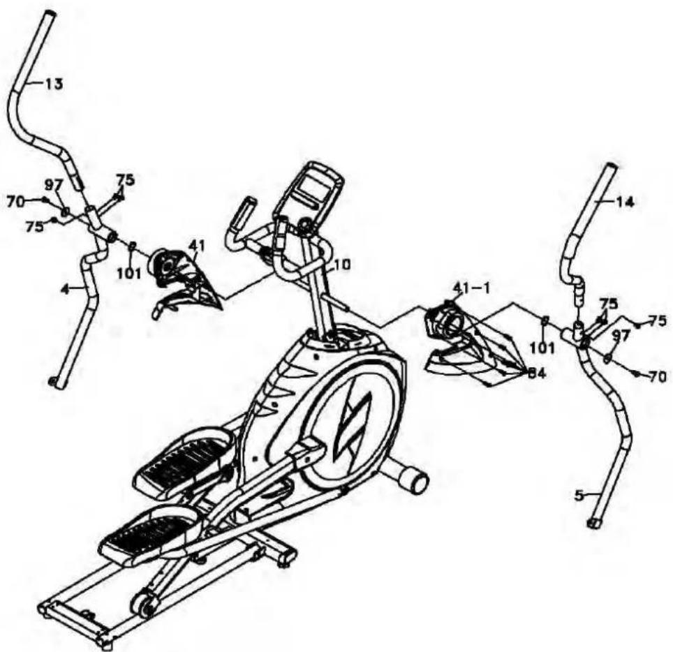 Skandika Cardiocross Carbon Pro II - Assembly drawings - 2
