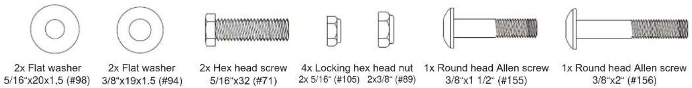Skandika Cardiocross Carbon Pro II - Assembly set check list - 3