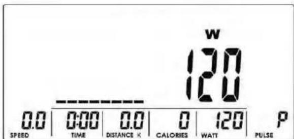 Skandika Cardiocross Carbon Pro II - Watt mode - 1