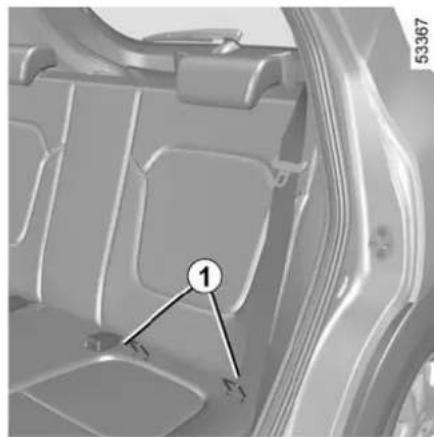 DACIA Nouvelle Spring - Fixation par système ISOFIX - 1