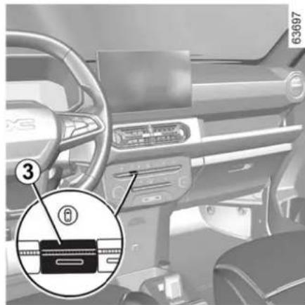DACIA Nouvelle Spring - Emplacement de laamera 1 - 2