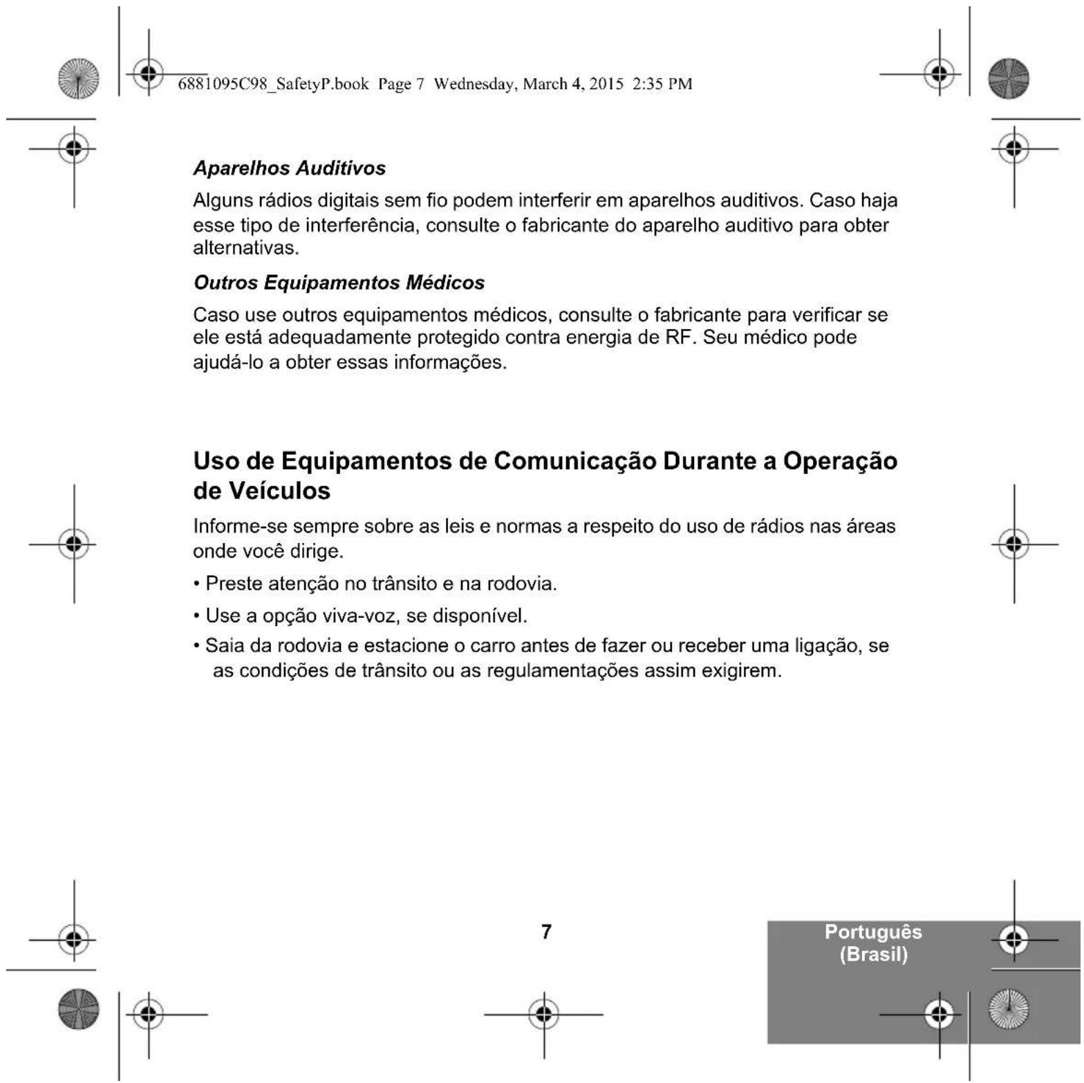 MOTOROLA APX 8000XE - Regulamentos da FCC - 14