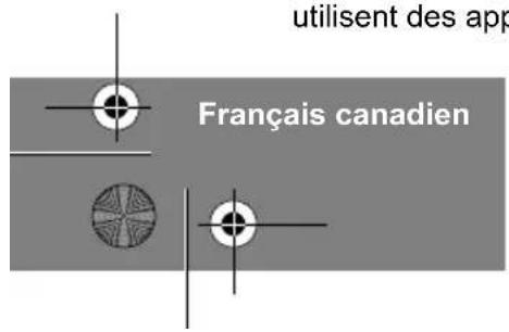 utilisent des app Français canadien