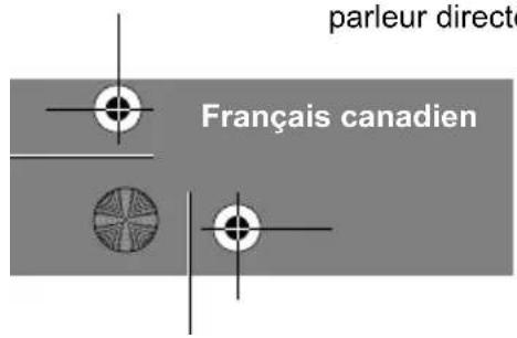 parleur directe Français canadien