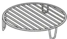 WHIRLPOOL WMW47HMB - GRILLE MÉTALLIQUE - 1
