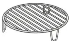 WHIRLPOOL WMW47HMX - GRILLE METALLIQUE - 1