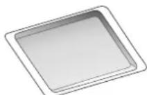 WHIRLPOOL WMW47HMX - RECHTHOEKIGE BAKPLAAT - 1