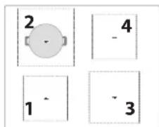 2 - 4 1 - 3