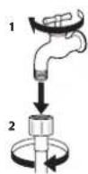 WHIRLPOOL FFB 9469 BEV BE - DE FILTERS IN DE WATERTOEVOERSLANG REINIGEN - 1
