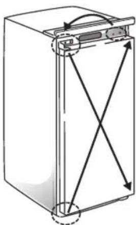 WHIRLPOOL AFB 9002 - Türanschlagwechsel - 1
