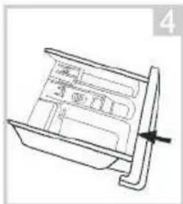 EDESA EWF-10500 WH - Nettoyer le bac à détergent - 4