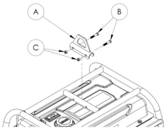 DEWALT DXGN6000 - LIFTING HOOK ASSEMBLY - 1