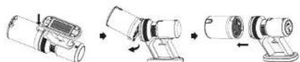 Concept VP6150 - REMOVING THE DUST CONTAINER - 1