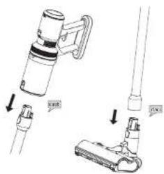 Concept VP6150 - ZUSAMMENBAU DES STAUBSAUGERS - 1