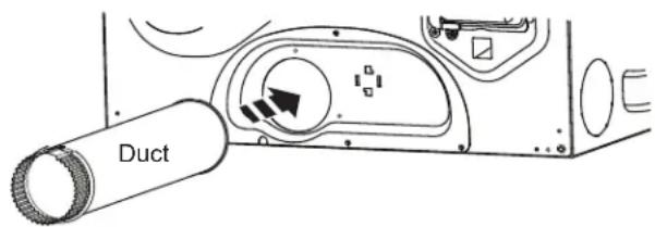 GE PFD95GSPWGN - STANDARD REAR EXHAUST - 1