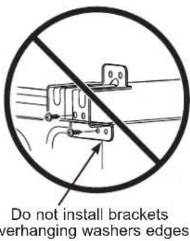 GE PFD95GSPWGN - INSTALL THE APPROPRIATE BRACKETS TO THE WASHER - 3