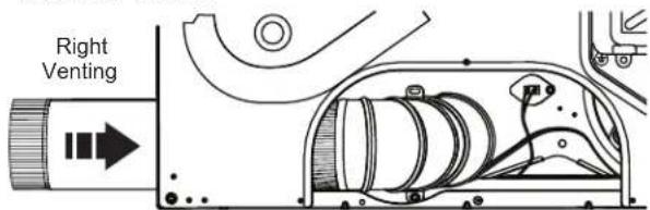 GE PFD95GSPWGN - For RIGHT venting: - 1