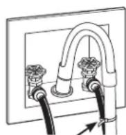 GE PFW955SPWGN - INSTALLING THE WASHER (cont.) - 1
