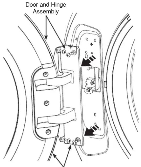 GE PFW955SPWGN - ① REMOVE THE DOOR ASSEMBLY - 1