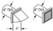 GE PFD95ESPWGN - The correct exhaust installation is YOUR RESPONSIBILITY. - 1
