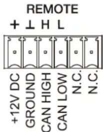 Ecler MIMO1212SG - Port REMOTE pour télécommandes numériques - 1