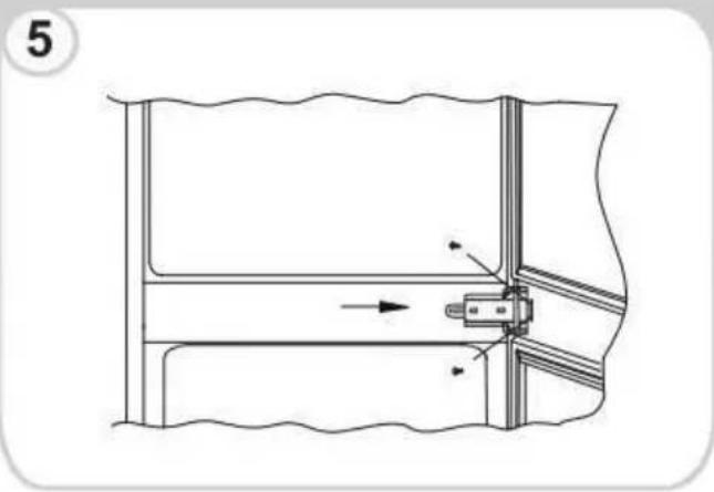 NODOR NorFrost TUNDRA TNF 177 BI SL - Installation Instruction (sliding hinge) - 6