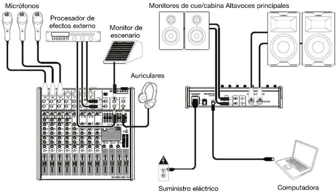 MARANTZ Sound Live 12 - Instalacion rapiida - 1