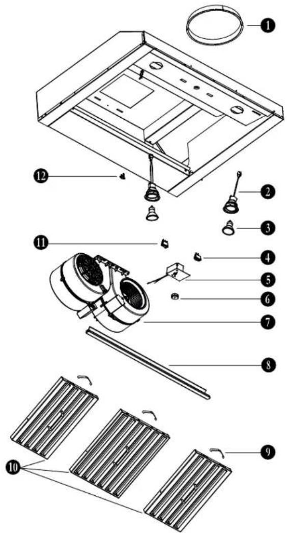 COYOTE C1LINER - PIÈCES DE REMPLACEMENT - 1