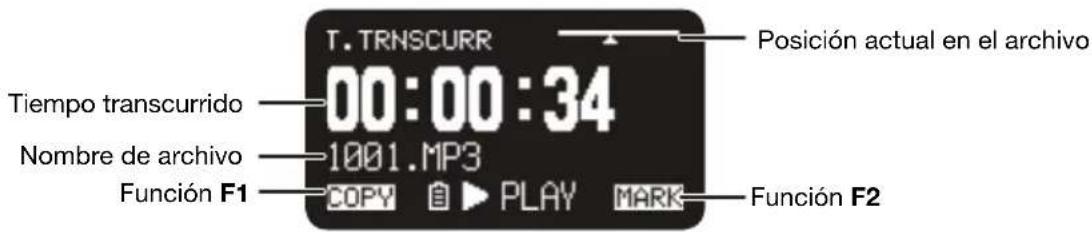 MARANTZ PMD561 - Tiempo transcurrido - 1
