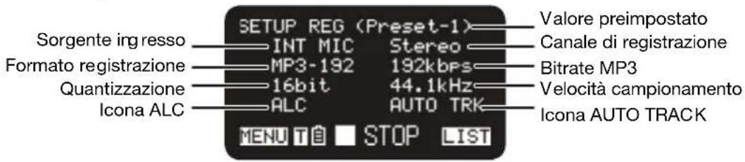 MARANTZ PMD561 - Impostazioni di registrazione - 1