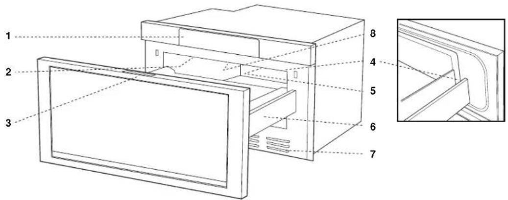 THERMADOR MD30BS - Part Names - 1
