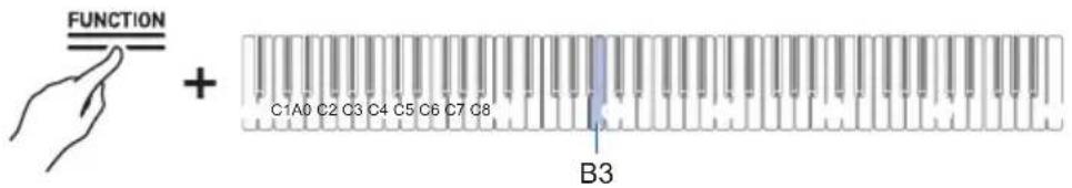 FUNCTION + C1A0 C2 C3 C4 C5 C6 C7 C8 B3