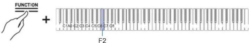 FUNCTION + C1A0 C2 C3 C4 C5 C6 C7 C8 F2