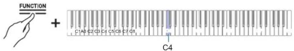 FUNCTION + C1A0 C2 C3 C4 C5 C6 C7 C8 C4